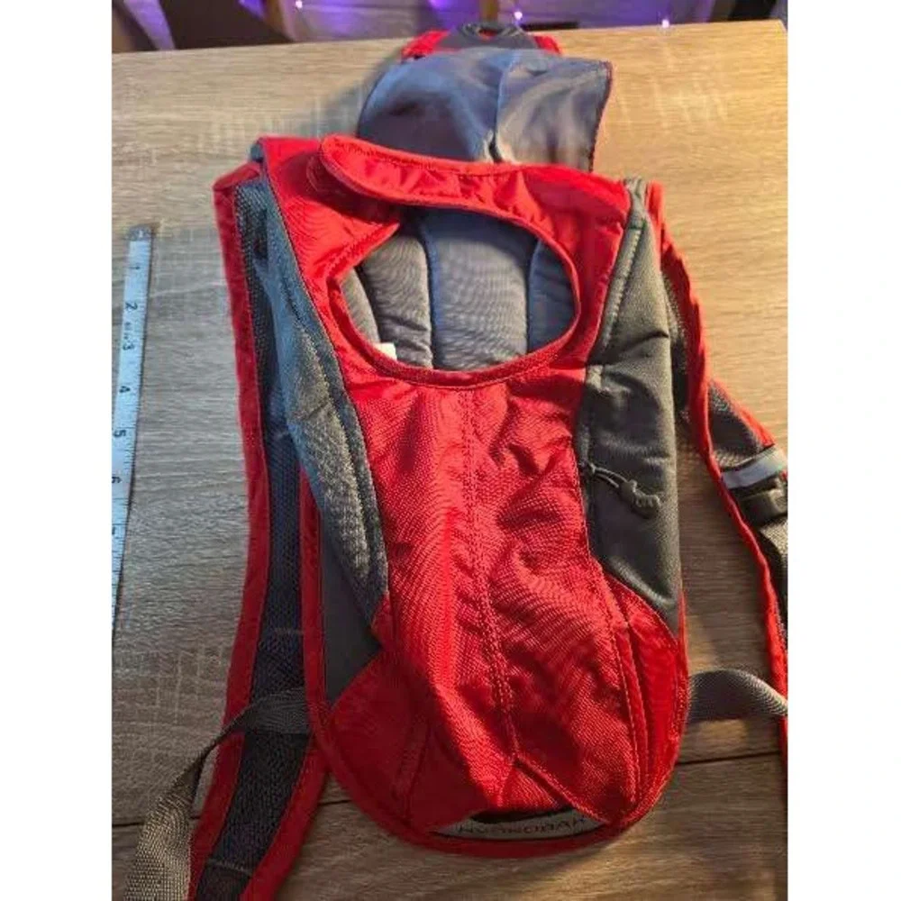 CamelBak HydroBak Hydration Pack Red Grey Lightweight Cycling Hiking Backpack
